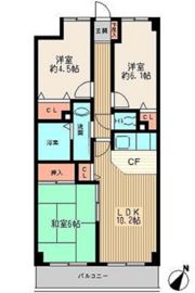 グランドゥール相模の間取り画像