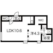 BellTree南9条の間取り画像