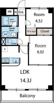 ルートホワイトⅡの間取り画像