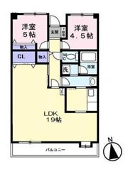 メゾン朝比奈の間取り画像