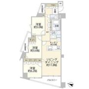 レジデンシャルステート北綾瀬パークビューの間取り画像