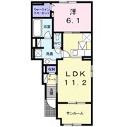 カルムハチマンの間取り画像