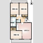 クレール林島の間取り画像