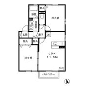 リジェール Bの間取り画像