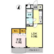 プラシード新越谷の間取り画像