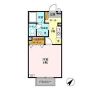 ノーブル富里の間取り画像