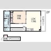 OA FLAT垣内南町の間取り画像