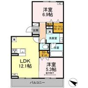 シャンテ フルールの間取り画像