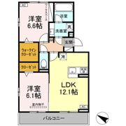 シャンテ フルールの間取り画像
