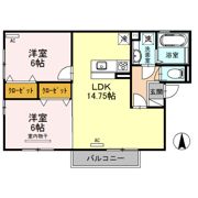 ブリリアント ココハの間取り画像