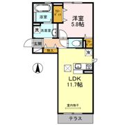 D’スカイヒルズの間取り画像