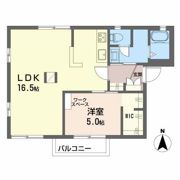 ぴゅあめぞんフレグランス Bの間取り画像