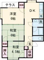 サニーハイツの間取り画像