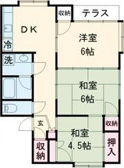 サニーハイツの間取り画像