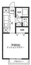 ボンベール国立の間取り画像