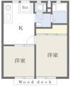 ハイツ飯島Aの間取り画像