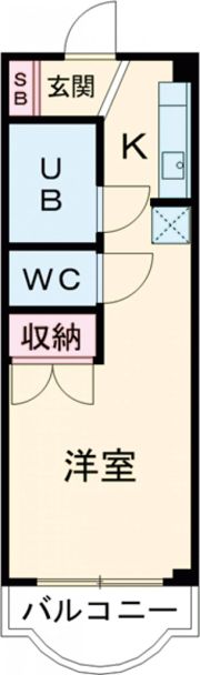コーポサーザンヒルA棟の間取り画像