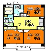 赤田ハイツの間取り画像