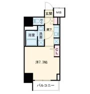 S-RESIDENCE南堀江の間取り画像