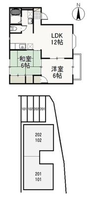 コーポ・カサブランカの間取り画像