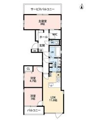 URNA SANDSの間取り画像