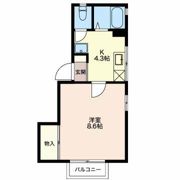 セントラルマーサ Bの間取り画像