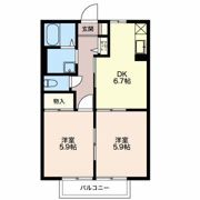 メゾン茜が丘の間取り画像