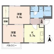 エクセルシャルム Aの間取り画像