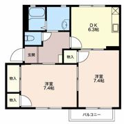 グリーンベールMAEDA Bの間取り画像