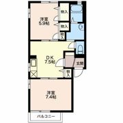 ビューテラス Aの間取り画像