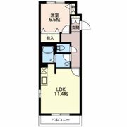 べレオ南笹口Ⅰの間取り画像