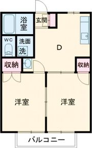 パーシモンズヒルの間取り画像