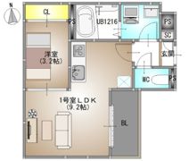 REGALEST TSUBAKI（旧)REGALEST 青江Ⅴ）の間取り画像