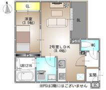 REGALEST TSUBAKI（旧)REGALEST 青江Ⅴ）の間取り画像