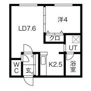 BELL WALK 3(ベルウォーク)の間取り画像