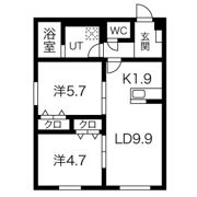 Flan N3の間取り画像