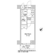 コンフォリア豊洲の間取り画像