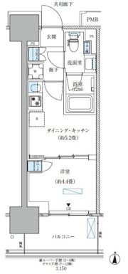 パークアクシス西大島コンフォートスクエアの間取り画像