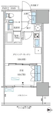 パークアクシス西大島コンフォートスクエアの間取り画像