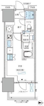 パークアクシス西大島コンフォートスクエアの間取り画像