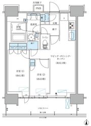 パークアクシス西大島コンフォートスクエアの間取り画像