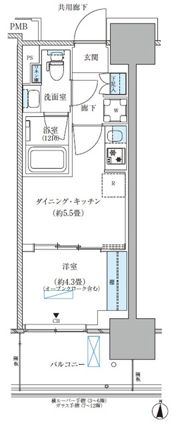 パークアクシス西大島コンフォートスクエアの間取り画像