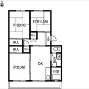 ハイツ長野G棟 402号室の間取り画像