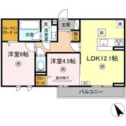 トリシアテラスの間取り画像