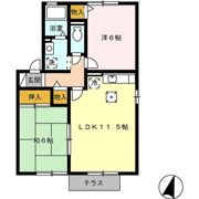 パークサイドヴィラ B棟の間取り画像