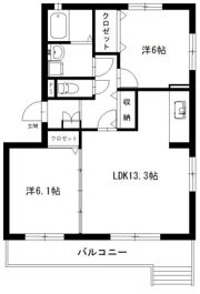 ルピナスの間取り画像