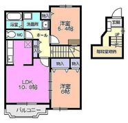 フィールド裕B棟の間取り画像