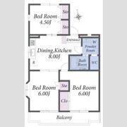 Ninety相模大野の間取り画像