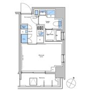 ブラウ戸越銀座スカイの間取り画像