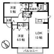 サンハイツS U棟の間取り画像